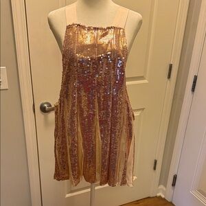 Free People Sequin Sleeveless Dress